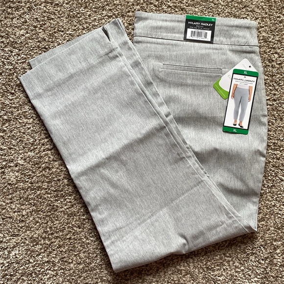 HILARY RADLEY GRAY MID RISE BUILT-IN TUMMY CONTROL PANEL SLIM LEG PANT 🌟NWT🌟 - Picture 14 of 15